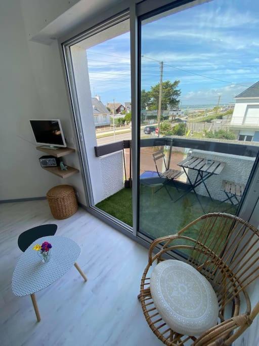 Joli appartement 4 personnes - vue mer Ploemeur Extérieur photo